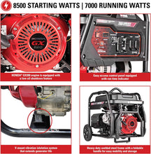 Cargar imagen en el visor de la galería, Simpson SCHG8500X20 Generator with Honda Engine - 7000Watt - LOCAL PICKUP ONLY