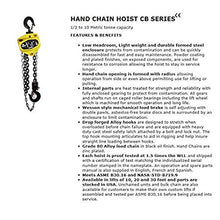 Cargar imagen en el visor de la galería, All Material Handling CB005-30-28 Badger Manual Chain Hoist, 1/2 (0.5) Ton, 30' Lift, 28' Drop