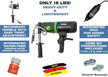 Load image into Gallery viewer, CS Unitec END 130/3.2 PO 3-Speed Hand Held Wet Diamond Core Drill for Holes up to 6" Diameter in Concrete