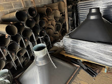 Load image into Gallery viewer, Aluminum Chutes, Hoppers, elephant trunk for concrete paving applications