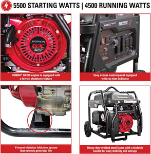 SIMPSON SCGH5500 Industrial Gas Generator with Honda Engine