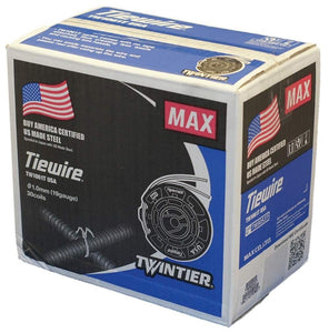 TW1061T-USA Regular MAX TIE Wire 30 ROLL Case - fits MAX RB441T and RB611T tools