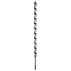 IRWIN Tools 1826645 Pole Auger Drill Bit with WeldTec, 7/16-inch Shank, 13/16-inch by 29-inch, Single