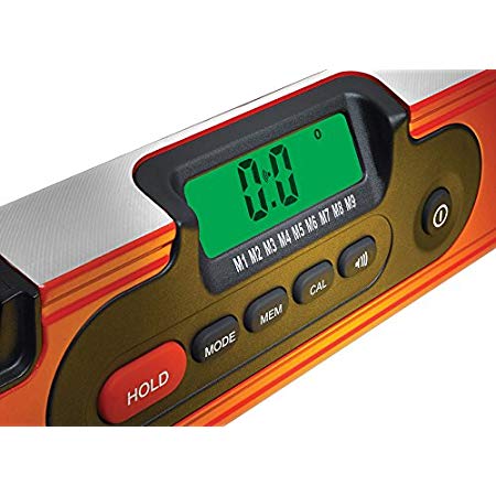 Kapro 985D-48B Digiman Magnetic Digital Level with Plumb Site and Carrying Case, 48-Inch