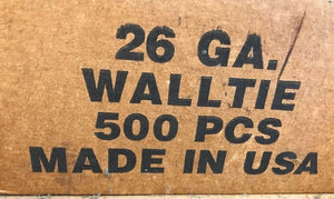 26 gauge Galvanized Corrugated Wall Ties Brick Ties- box of 500 - USA