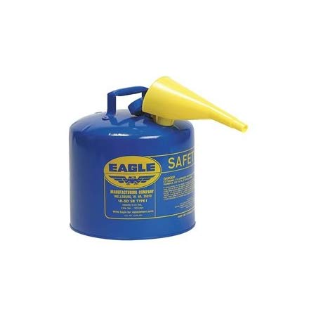 Type I Safety Can, 5 gal., Blue, 13-1/2In H