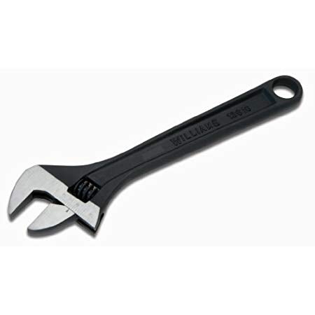 Williams 13624A Black Adjustable Wrench  24