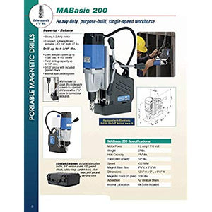 CS Unitec MABasic 200 Portable Magnetic Drill Press