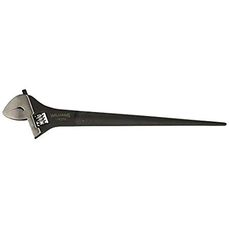 Williams 13625A Adjustable Construction Wrench Black