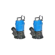 Tsurumi HS2.4S; semi-vortex submersible trash pump w/agitator, 1/2hp, 115V, 2