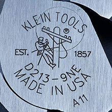 Cargar imagen en el visor de la galería, High Leverage Pliers, 9-Inch Side Cutters with 46-Percent More Gripping Power than Other Pliers Klein Tools D213-9NE