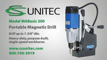 Cargar imagen en el visor de la galería, C S Unitec MABASIC200 Magnetic Drill