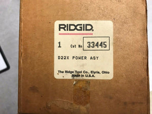 Ridgid D22X 33445 Power Assembly for 206 Pipe Cutter
