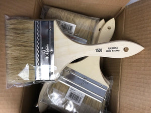 4" disposable bristle paint brushes/Chip brushes - 144 per CASE