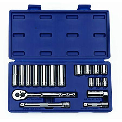 Williams 50664 3/8-Inch Drive Socket and Drive Tool Set, 18-Piece