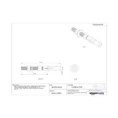 Wej-It Ankr-TITE AT Wedge Anchor, Carbon Steel, Zinc Plated Finish, Meets QQZ-325Z Type II Class 3 and GSA FFS-325 Group II Type 4 Class 1 Specifications, 1/2