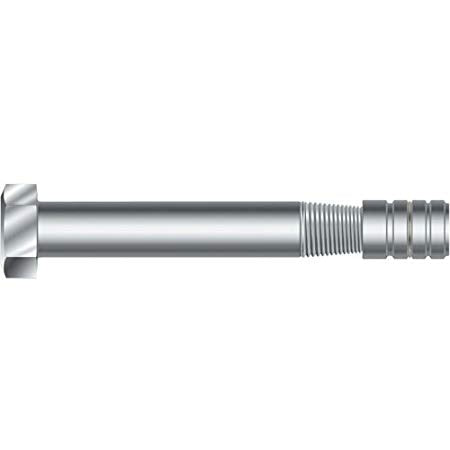 MKT Zinc Plated Taper Bolt Anchor with Expansion Nut, 1/2