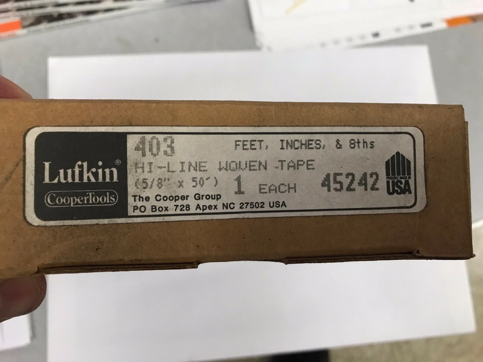 Vintage Cloth Tape Measure 50 Foot Lufkin Tape Measure 