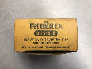 Ridgid 42315 3 1/2" Fitting Brush D-1543X for 124 Copper Cleaning Machine