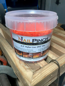 Nail Pinch Nail Inserts - Pail of 1800 for Tilt Up Construction